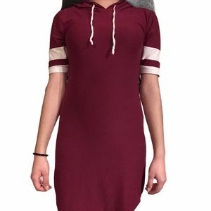 A very casual red dress for going out!